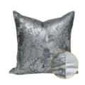 Blue-grey abstract throw pillow cover, modern luxury cushion case variant for home decor. - 30x50cm (Small Lumbar Pillow Cover Only) / Dark Gray 2 Luxury AB Without Piping