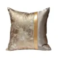 Modern luxury abstract square throw pillow cover, gold and grey cushion for home decor - 30x50cm (Small Lumbar Pillow Cover Only) / Gold Patchwork Style (Random Pattern)