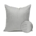 Blue grey throw pillow cover with modern textured striped design for home decor use. - 30x50cm (Small Lumbar Pillow Cover Only) / Light Gray Stripe AB Without Piping (Random Pattern)