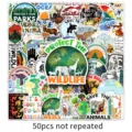 50pcs animal protection waterproof graffiti stickers for laptop skateboard luggage case - 50 Sheets / 50 Pcs Protect Animals - 1137
