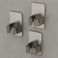Wandhalterung Mopp Halter aus Edelstahl gun grau fuer Besen Badezimmer Organisation. - Quadratische Basis 3er Set / 3er-Set / Gunmetal