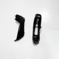 Gewächshaus Clip Stahlfaden Befestigung für Garten Klettergerüst Halterung Schwarz Bund. - 11-11 Rohr 2.8mm / Schwarz