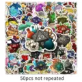 50pcs tabletop RPG dice stickers waterproof vinyl decals for laptop and water bottle - Dice-1172