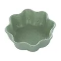 Green wheat straw plum blossom small sauce dish, creative snack plate for vinegar and soy. - Plum Flower / Green