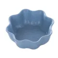 Blue wheat straw flower shaped small dish sauce bowl snack plate kitchen tableware - Plum Flower / Blue