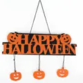 Halloween kremasto tampelo kolokytha diakosmisi parti festival toichos porta stachy - Κρεμαστή Επιγραφή Χάλοουιν (Wu Wa Zheng Fu)