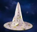 Pink witch hat with gold stars, perfect for Halloween party, cosplay and festival decor. - Pink Star Hat