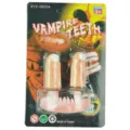 Halloween vampire teeth and fake severed finger prank props set for holiday party toys. - Blister Pack (Denture And Fingers)