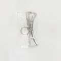 Stainless steel cross camping pot stand portable cooking steam rack with key ring - Folding Cross Steaming Rack with Ring