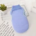 Gant de bain exfoliant bleu épaissi pour le nettoyage corporel quotidien et la douche - Bleu