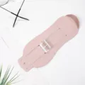 Pink baby foot measurer for kids, children shoe size measuring device with clear scale ruler. - Nordic Pink