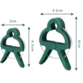 Clips de jardin en plastique vert, pinces de support pour plantes grimpantes, variante de taille. - S / Vert Foncé