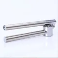 Stainless steel garlic press manual garlic crusher kitchen tool main product view - Extended Garlic Press