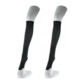Black over the knee high socks, long thigh stockings for daily and party wear pair. - One Size / Black