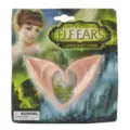 Weiche Latex Elfenohren für Cosplay und Halloween Kostümparty, bequeme 2 Stk. Fantasie Requisiten. - Design mit spitzen Ohren / 2er-Pack / Hautfarbe