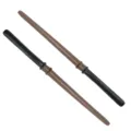 Harry Potter Cosplay Zauberstab Kinder Spielzeug Zauberer Requisite braun schwarz 2tlg - Zweifarbig Gespleißt