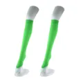 Bas longs vert vif au-dessus du genou pour fêtes de vacances, costumes et style étudiant. - Taille unique / Vert