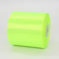 Grand rouleau de ruban satin vert néon 7,5 cm pour emballage cadeau et mariage - Vert Fluorescent
