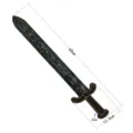 Vintage plastic COS sword prop, antique bronze style toy weapon for Halloween parties. - 60 cm / Bronze Long Broadsword