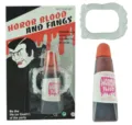 Halloween vampire fangs and fake blood set cosplay horror party props toy scary decorations - Artificial Blood & Fangs Set