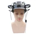 Casque de boisson à bière de nouveauté avec double porte-gobelet et pailles flexibles pour fêtes. - Casque à boisson noir