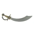 Halloween pirate sword costume prop, plastic cutlass toy for party dress up and role play. - One Size / Classic Plastic Pirate Sword