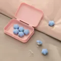 Clips de couette étoile mignons avec boîte, fixations de literie antidérapantes. - Lot de 8 / Bleu clair