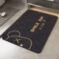 Tapis de bain antidérapant absorbant au design de dessin animé mignon, tapis doux pour salle de bain. - Place De L'ours