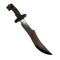 Dagas de utileria decorativa para cosplay con mango de cabeza de bestia para fiestas. - Color Galvanizado