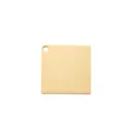 Square gold stainless steel pet ID tag blank, customizable dog and cat collar accessory. - Square / Gold