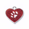 2.8*2.6cm / Glitter Bright Red (Engraving Not Supported)