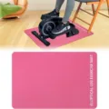 Pink non-slip exercise mat for indoor fitness and home gym workout with clean surface. - 20*30CM [New Diatomaceous Earth] / Equipment Protection Mat - Letter Pink