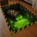 3D Illusion Toxic Waste Halloween Decorative Rug Non-Slip Floor Mat for Living Room - 40*60cm / Halloween Rug Style Four