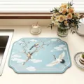 Tappetino drenante per piano cucina stile cinese in terra di diatomee assorbente asciutto - 30*40cm / GD - Tappetino scolapiatti in stile cinese - 9