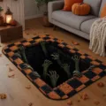 Halloween 3D illusion rug checkered zombie hands floor mat for bedroom living room decor. - 40*60cm / Halloween Rug Style 13
