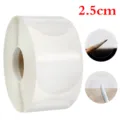 Transparent round sealing stickers roll 2.5cm clear dot stickers self adhesive labels - 2.5cm (500 Labels)
