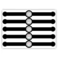 Long strip thank you baking sealing stickers for cake boxes, DIY dessert packaging labels. - Style 3 / 50 Pcs/Pack