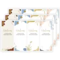 Fresh floral thank you stickers rectangular gift box sealing labels for packaging 52pcs - HW-002 / 52 Labels/Pack