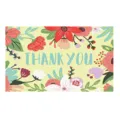 Floral Thank You Cards Paper Gift Packaging Inserts Greeting Cards for Retail Stores - Style 4 / 50 Pieces/Pack