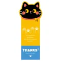 Cute black cat rectangular sealing sticker for gift box packaging and parcel decoration. - Style 25 / 50 Sheets/Pack (15x6cm)