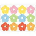 Colorful flower stickers pack, cute multi-color floral design for packaging seals and decor. - Irregular Flowers / 120 Sheets/Pack