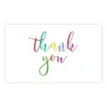 Colorful thank you greeting card for gift message decoration blank postcard and note pack - Style 3 Art Paper / 50 Sheets
