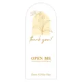 Minimalist floral arch sticker sealing labels designed for gift box packaging and decoration - Style 3 / 15x6cm