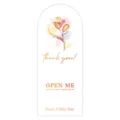 Floral arch sealing sticker decorative label for gift box packaging and daily envelope closure 50pcs - Style 2 / 15x6cm