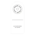 Minimalist arched thank you sticker, black and white minimalist packaging sealing card label. - Style 16 / 50 Sheets/Pack (15x6cm)