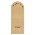 Kraft paper thank you card arch shape sticker for gift wrapping decoration packing seals. - Style A (Kraft Paper) / 50 Pieces/Pack
