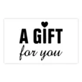 White gift greeting card with black heart and text for holiday present decoration. - Style 10 Art Paper / 50 Sheets