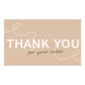 Minimalist Thank You Cards Pack for Gifts Boxes Packaging Small Business Insert Cards - Style 5 / 50 Pieces/Pack