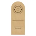 Kraft paper arch thank you sticker label sealing gift packaging decoration pack - Style C (Kraft Paper) / 50 Pieces/Pack