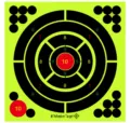 8-inch adhesive shooting target sticker for archery and firearm practice fluorescent green target - Style 3
